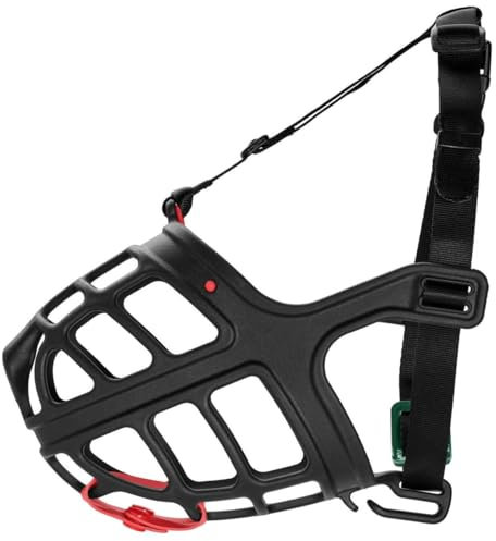 HUNTER ALBURY Hundemaulkorb, mit herausnehmbarem Giftköderschutz, 2, schwarz