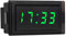 Uhr 12 Volt,Auto Uhren Kfz,Autouhr Digitaluhr Für Autouhren ports Line Gleichrichter (Grün)