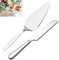 Ruikcoll Hochzeits tortenmesser und Server Set, Tortenheber, Tortenmesser,Edelstahl Kuchenheber & Tortenheber für Die Hochzeit beinhalten(2 Stück,Silber)