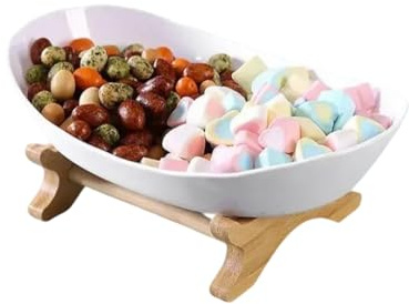 Multipurpose Snack Storage Rack Candy Plate Wood Shelf Living Room or Office Use Organization Home Accessories