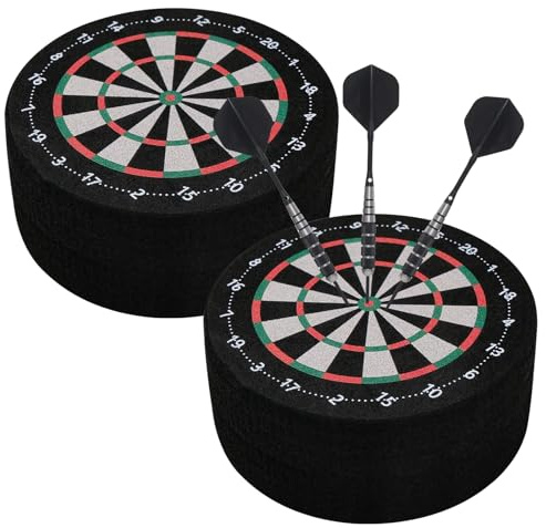 JJYHEHOT 2Pcs Dart Holder, Mini Dart Station, 10cm Diameter Darts Storage Rack For Soft & Steel Tip Darts Space-Saving Dartboard Accessories For Home&Club Use
