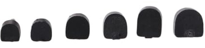 PACKOVE 24 Pezzi Punte di Ricambio per Tacchi Alti in Tpu Antiscivolo, Accessori per Scarpe Superficie Resistente e Protezione Contro Cadute
