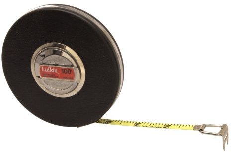 Crescent Lufkin 3/8 x 100' Banner® Engineer's Yellow Clad Tape Measure - HW226D