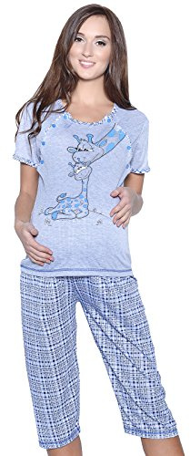 Mija - 3 in 1 Stillpyjama/Stillschlafanzug/Umstandspyjama/Pyjama 2069