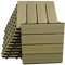 Top-Multi WPC Holz Fliese profiliert 30x30cm braun Musterfliese - 1 Stk.