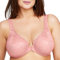 Glamorise Große Größen Plusgröße Wonderwire-Vorderverschluss-BH mit Stretch, Spitze und Bügel Nr. 9245, Aprikose, 95D