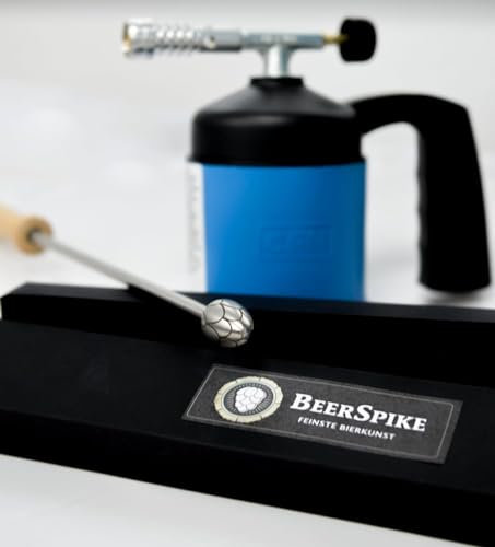 Bierstachel Beerspike mit Gasbrenner im Set, Spühlmaschinenfest