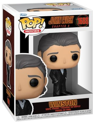Funko Pop! Movies: John Wick 4 - Winston - Vinyl-Sammelfigur - Geschenkidee - Offizielle Handelswaren - Spielzeug Für Kinder und Erwachsene - Movies Fans - Modellfigur Für Sammler und Display