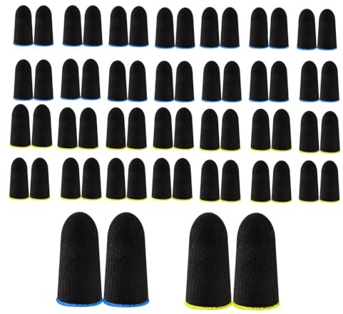 Changyeah Manchons à Doigts pour téléphone Portable,60 Gants de Protection Contre,étui de Protection Anti-Transpiration,Compatibles avec Les appareils de téléphone Portable(2 Couleurs)
