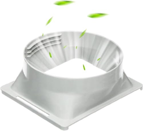 Acoplador de Manguera de Escape de Aire Acondicionado, Conector de Conducto de Ventilación, Adaptador Tubo Aire Acondicionado Portatil, para 150mm Manguera de Ventilación de Aire Acondicionado