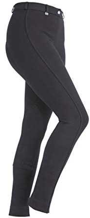 Shires, Pantaloni jodhpur Saddlehugger, da donna, Black, 38 