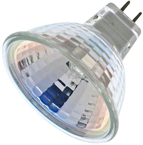 Satco S3461 1/Card 12V 20-Watt MR16 GX5.3 Base Light Bulb with FL 36 Beam Pattern with No Lens
