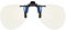 Ultra Blue Light Blocking Glasses Clip On Flip Up Bluelight Block Glasses for Anti Eye Strain Fatigue Anti Blue Light Glasses Men and Women Will Love Clear Glass Computer Glasses Gaming Glasses
