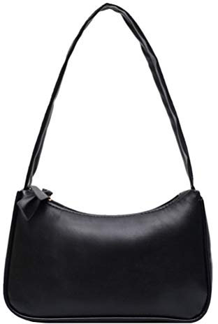 Kooshy Schulter Tasche, Retro Achsel Tasche, Unterarmtasche für Damen im Schleife Handtasche PU Leder