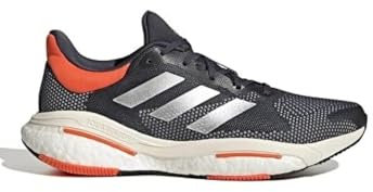 adidas Solar Glide 5M, Zapatillas Deportivas Hombre, Shadow Navy Silver Met Impact Orange, 40 EU