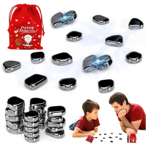 20Pcs Magnetisches Schachspiel, Multiplayer Magnetic Chess Game Magnetisches Schach Magnet Spiel, Magnet Schach Magnetic Spiel Ideal für Familie und Freunde für Familienausflüge und Partys Brettspiele