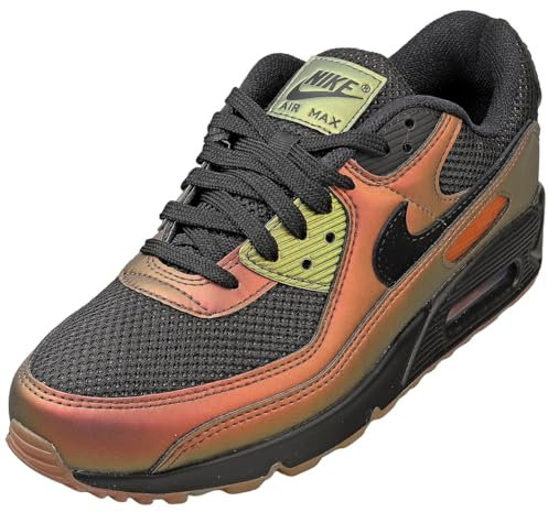 Nike HQ4042-001 AIR MAX 90 Herren Black/Black-Dark Russet-METALLIC Copper EU 41