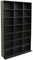 WATSONS PIGEON HOLE - 588 CD / 378 DVD Blu-ray Media Storage Shelf Unit - Black