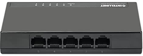 Intellinet 561747 Gigabit Ethernet Switch 5 Ports, SG105 Black