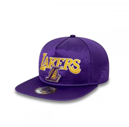 New Era The Golfer Snapback Cap NBA Patch Retro Los Lakers Purple (M/L)