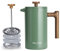 POLIVIAR Cafetiere 8 Cup, French Press Coffee Maker with Wood Handle, Double Walled Insulated Cafetiere &1 Extra Filter, Insulated 1L French Press for Coffee & Tea, Includes 1 Extra Filter