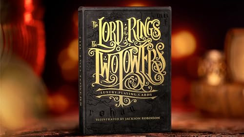 Murphy's Magic Supplies, Inc. Der Herr der Ringe - Zwei Türme Spielkarten (vergoldete Edition) von Kings Wild
