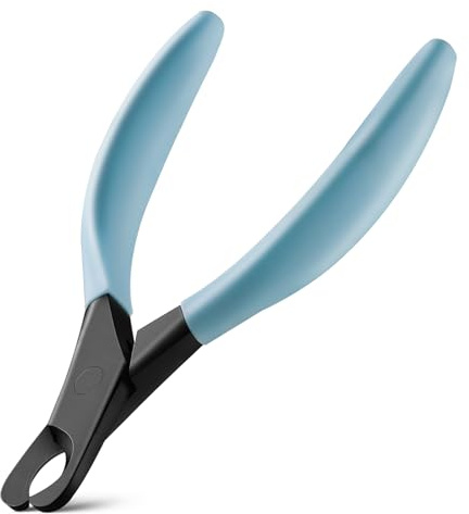 BEZOX Professional Pet Nail Clippers, Premium Sharp & Safe Pets' Paw Trimmer for Large Dogs and Small Animals, Soft Grip Cat Claw Cutter with Built-in Spring (Blue)
