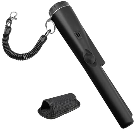 Pinpointer à Main étanche - Fonction d'affichage LCD, Emplacement Rapide | Sonde de détecteur à 360 degrés, Mode Alarme Audio vibra Affichage Portable pour 9 utilisations