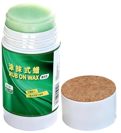 Cera de esquí – Herramienta portátil de condiciones de velocidad de 75 g, cera de esquí portátil, para interiores y exteriores, parque de invierno, nieve, snowboard, esquí, viajes de campo traviesa