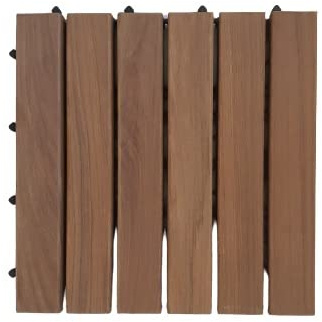 Caillebotis clipsable bois exotique Ipé