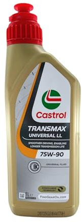Castrol Transmax Universal LL 75W-90 fluido multiuso per trasmissioni a cambio manuale sincronizzati finali e differenziali lt. 2