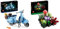 LEGO 10298 Icons Vespa 125 Scooter & 10309 Icons Succulents Artificial Plants Set for Adults, Home Décor, Creative Hobby, Gift Idea for Her & Him, Botanical Collection (Build 9 Small Plants)