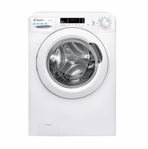 Candy CSS4372DW4111 Waschmaschine, Slim, 44 cm, 7 kg, 1300 U/min, Energieklasse B