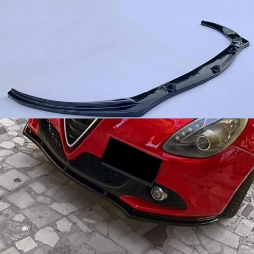 QDFGNKBAI Auto Spoiler Frontali per Alfa Romeo Giulietta, Diffusore Labbro Paraurti Anteriore Deflettore Labbra Accessorio Modificato