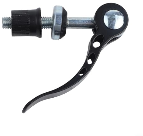 AugustknowU Bicycle Quick Release Clamp Folding Saddle Seat Post for Folding Bike Mountain Bike Cam Lever Bolt, Convenient to Take, Seats and Saddles (m6x50mm black)