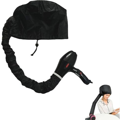 Trockenhauben für Haare,Trockenhaube Schwebehaube,Diffuser Cap für Locken mit Verstellbarem Kordelzug,Tiefenpflege Wärmehaube Haare,Föhnhaube,Fönhaube,Lockenhaube,Haarnetz Plopping Haube,Thermokappe