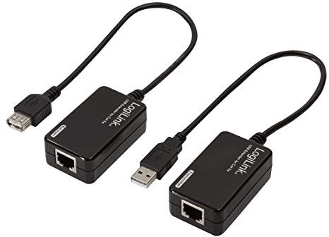 LogiLink UA0021D - USB 2.0 Extender (Verlängerung über RJ45 Kabel) bis zu 60 m