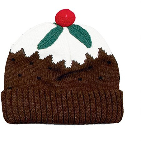 Christmas Pudding Beanie Hat by Premier Decorations