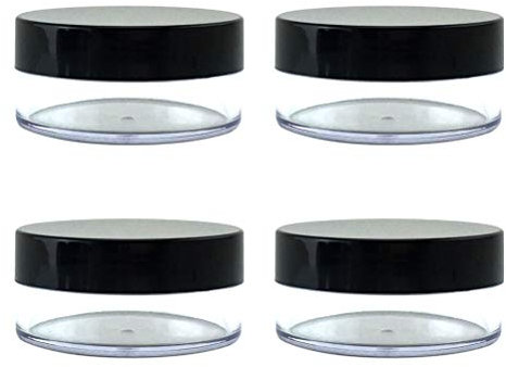 4 Stück 50g leere Puderdose Lose Powder Kosmetik Reise Kit Kosmetik mit Siebdeckel Puder
