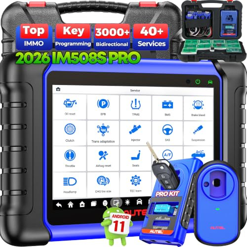 Autel Schlüssel Programmierer MaxiIM IM508S PRO mit XP400 PRO, 2026 Gleich wie IM608 PRO 2/ IM608S, Verbessert IM508, Bidirektionales Diagnosegerät Auto, Smart & Expertenmodus, 3K+ Tests, 40+ Service