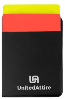 United Attire Soccer Referee Wallet with Cards and Scoresheet