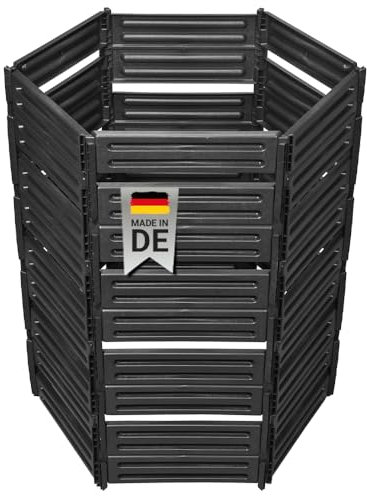 GARANTIA AIR-King Steckkomposter 1100 Liter schwarz - Komposter Garten, Komposter, Schnellkomposter, Abfall & Recycling, Biomüll, Komposteimer, Kompost, Schnellkomposter Garten, Garten