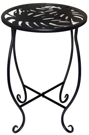 Genérico Soporte Metálico para Plantas | Soporte Alto para Macetas | Alto de Metal 38 cm para Interior, Exterior y Balcón