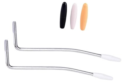 wueiooskj Elgitarr Tremolo Arm Whammy Stall Mångsidig passform Smidig prestanda och robust konstruktion Elegant kromad Tremolo Arm Whammys Stallsystemdel