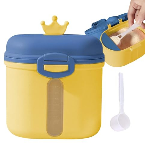 Sillas Contenedor de preparación para bebés, dispensador de leche en polvo para bebés - Contenedor de leche Dispensador de leche para bebés - Dispensador de fórmula de viaje, soporte de fórmula con