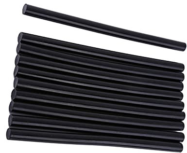 Bastoncini per Colla a Caldo, 10 Pezzi Neri Mini Colla a Caldo Coche Calde Cuta Adesive per Riparazioni Generali Artigianali, Decorazioni per la Casa e Progetti di Incollaggio