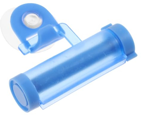 HOMOCONO Praktischer Zahnpastaquetscher aus Kunststoff Manuelle Tubenpresse mit Einfacher Bedienung und Platzsparendem Design für Badezimmer und Kinder