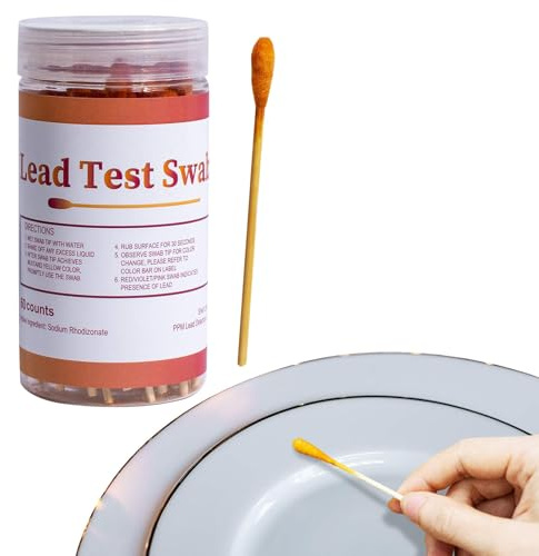 Bleit Test Stick-set - 30 stycken snabbtestade trä: blydetektering på målade, känner igen bly på 30 sekunder, enkel applicering utan laboratorium | Perfekt p