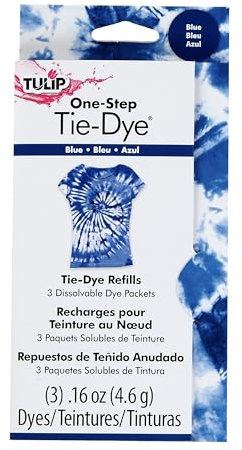 Tulip One-Step Tie-Dye Kit Dye Refill Packs, Blue