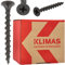 KLIMAS Drywall Screws Countersunk Head Screws for Plasterboard Self-Tapping Plasterboard GK Drywall Dowels Coarse Thread Universal Screws Set PH2 Wood Materials (3.5 x 25 mm 1000 Pieces)